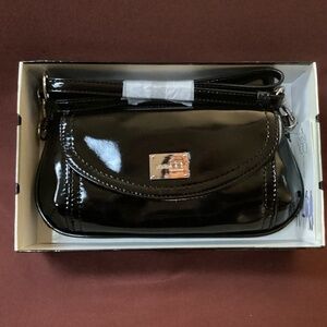 Nine & Co. by Nine West Black Convertible Clutch-B NWT